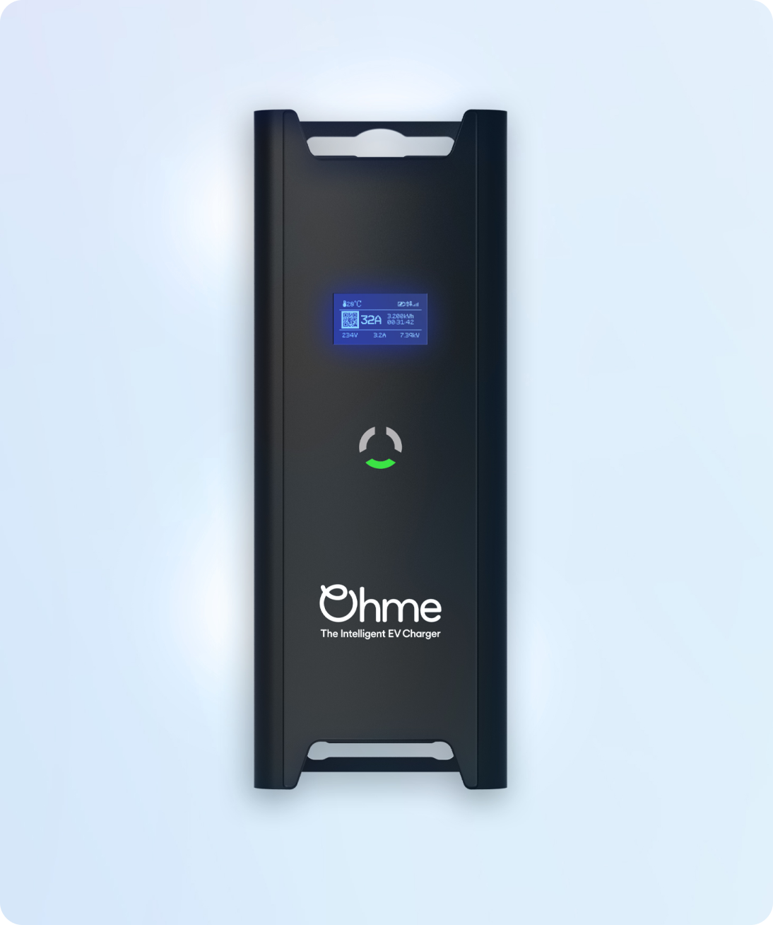 Cargador portátil de vehículo eléctrico de Ohme con compatibilidad de enchufe universal