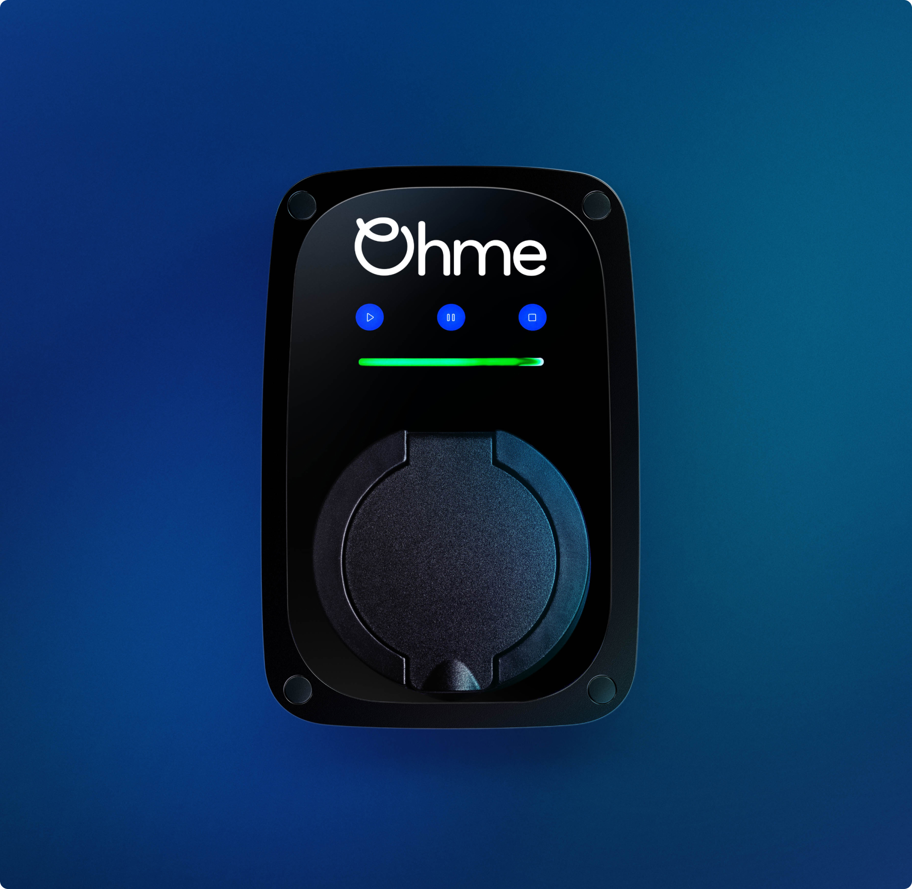 Large front view image of Ohme ePod ev charger