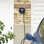 Ohme Home Pro EV charger blue car