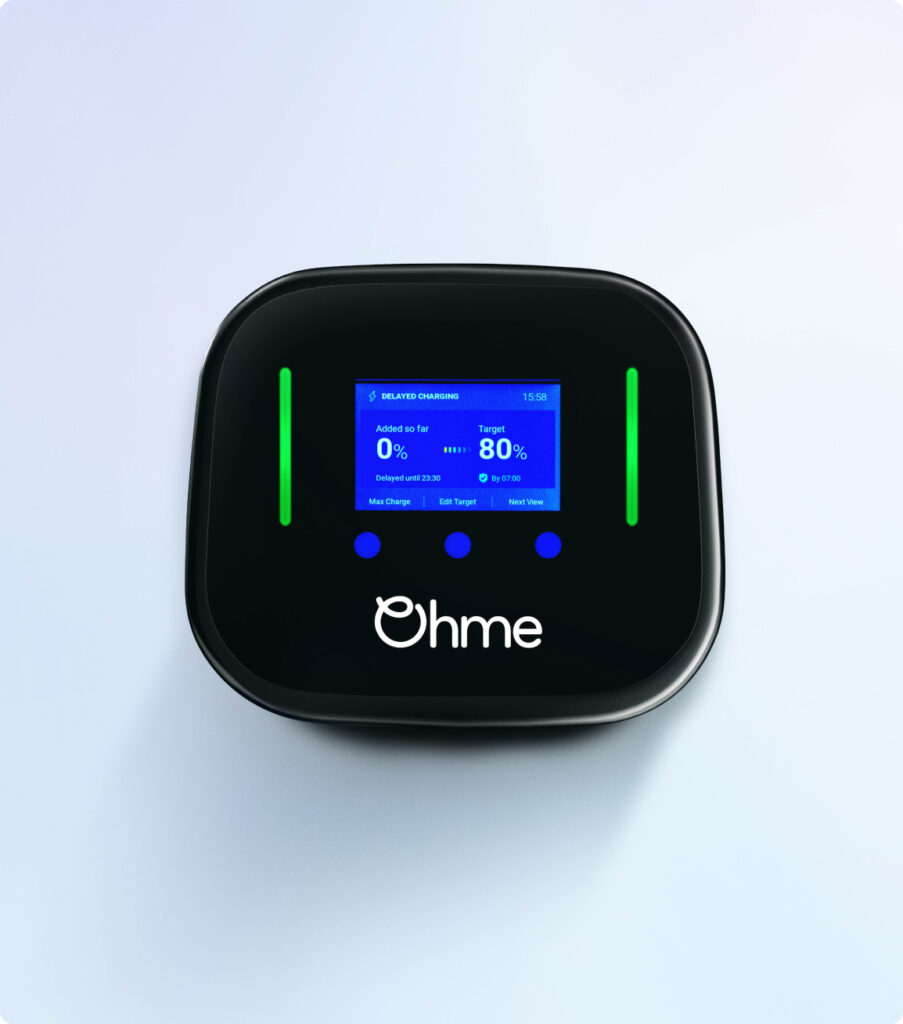 Ohme Home Pro on a clear background