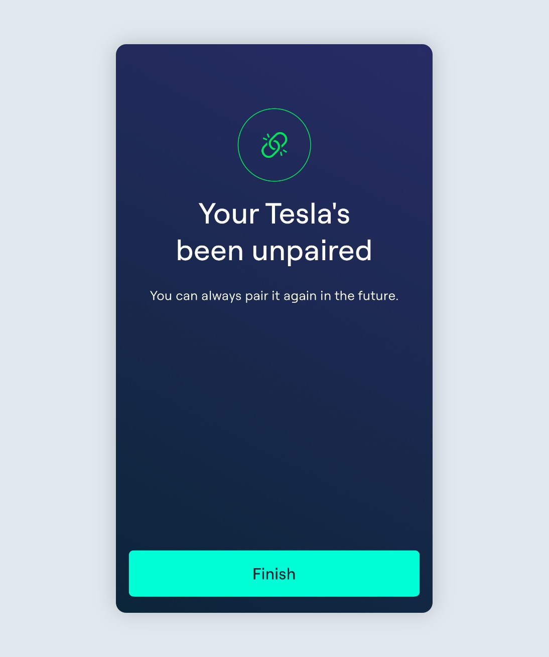 Unpaired notification