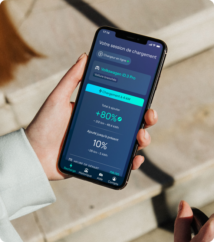 écran de chargement de votre véhicule électrique sur votre application Ohme