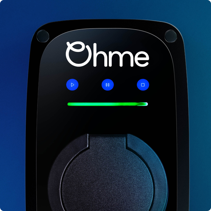 close up view of the front of the Ohme ePod