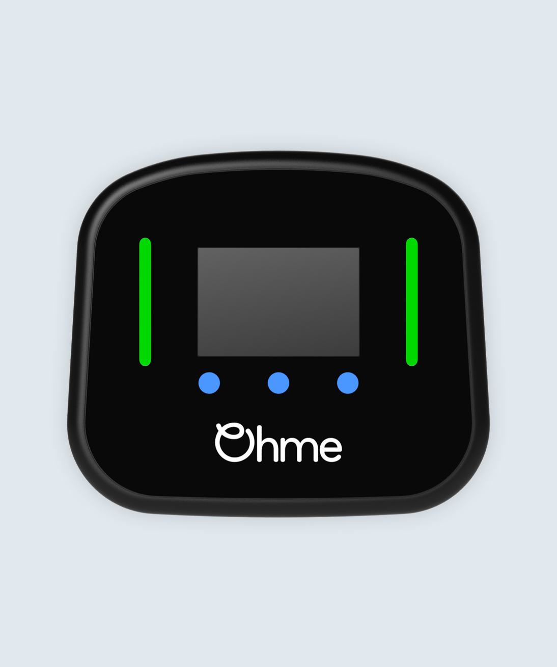 Ohme home pro with green lights illuminated