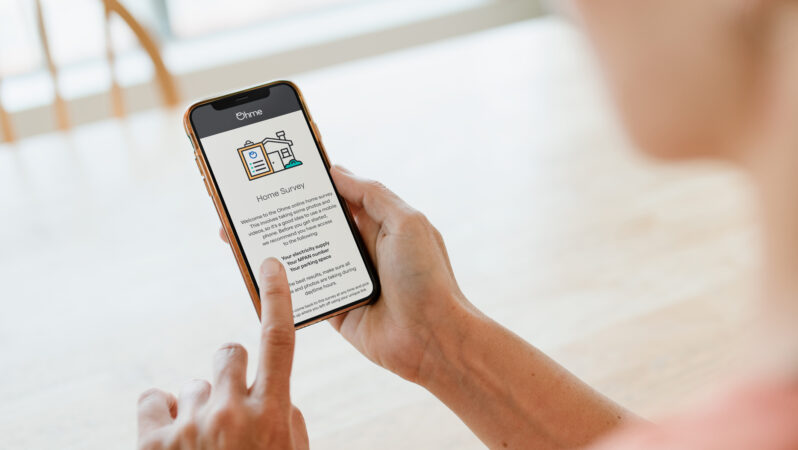 Ohme home survey on mobile