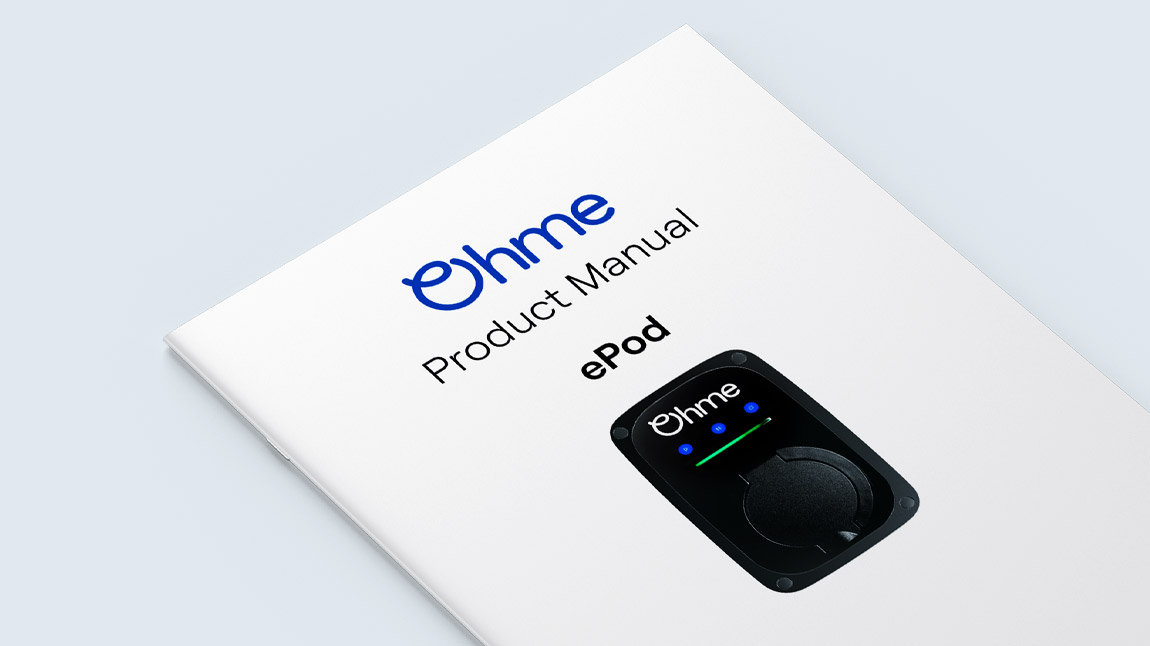 Front cover of the Ohme ePod product manual