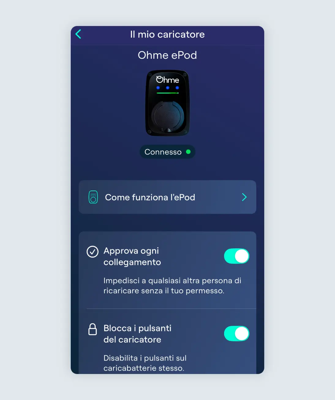 Colonnina Ohme ePod S