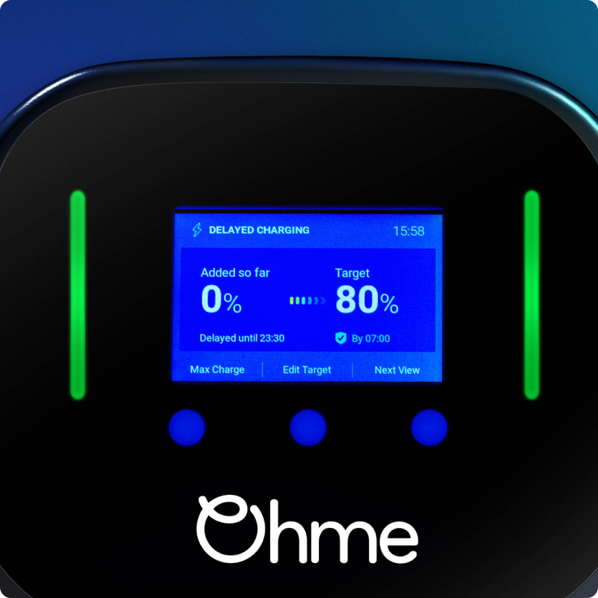 Close up of the Home Pro screen