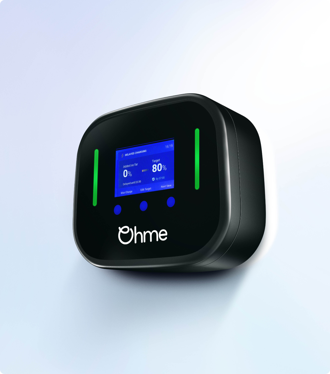 Image of an Ohme Home Pro on a light background