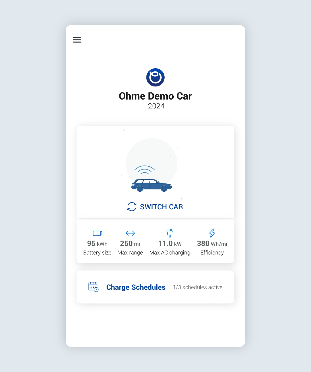 Manage my EV car without the car app account logged in