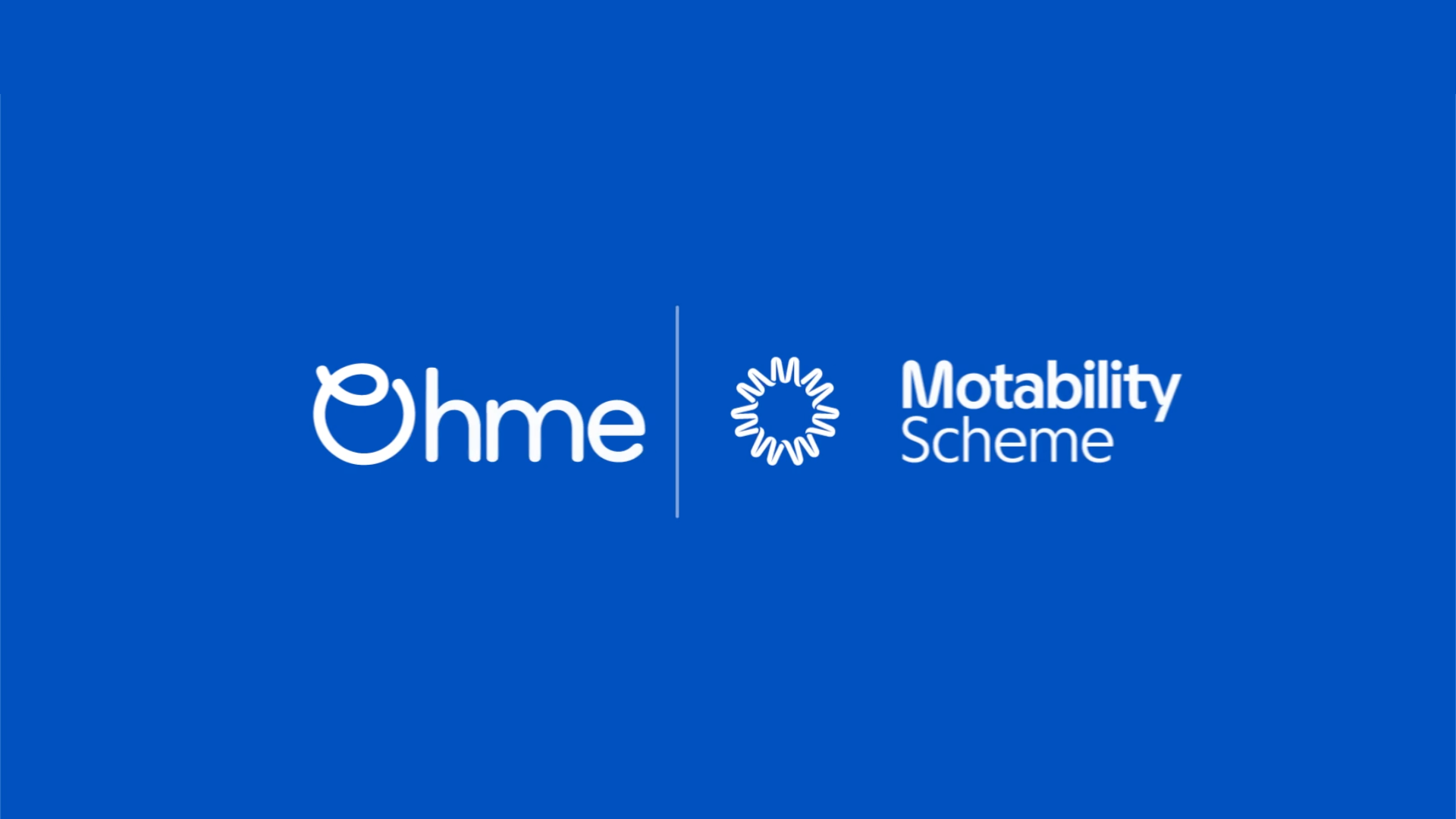 Video thumbnail image for the Ohme and Motability introduction video