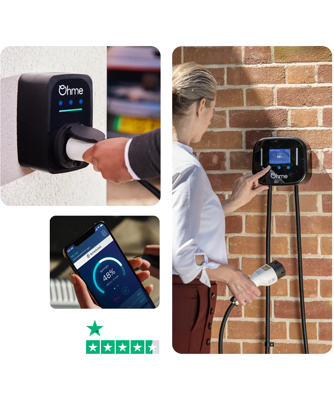 50x50_image_Ohme Home EV chargers collage with Trustpilot